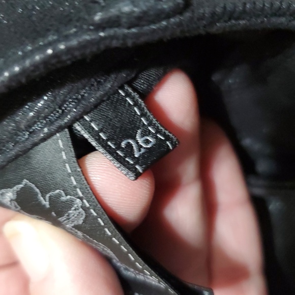 Black orchid Julien Jarmoune Black shimmer after dart skinny stretch pants - Picture 9 of 11